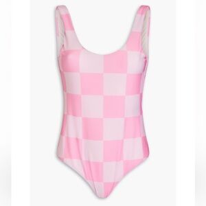 NWT Stine Goya Angela checked swimsuit Adonis medium